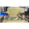 Image 2 : (5) *NEW IN BOX* RESIN ENTWINED COBRA SCULPTURES