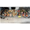 Image 1 : SHELF OF ASSORTED VINTAGE BOSSONS CHALKWARE HEADS