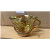 Image 3 : VINTAGE CARNIVAL GLASS PUNCH BOWL SET