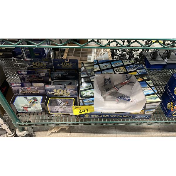 (7) ASSORTED DIECAST SCALE MODEL AIRPLANES