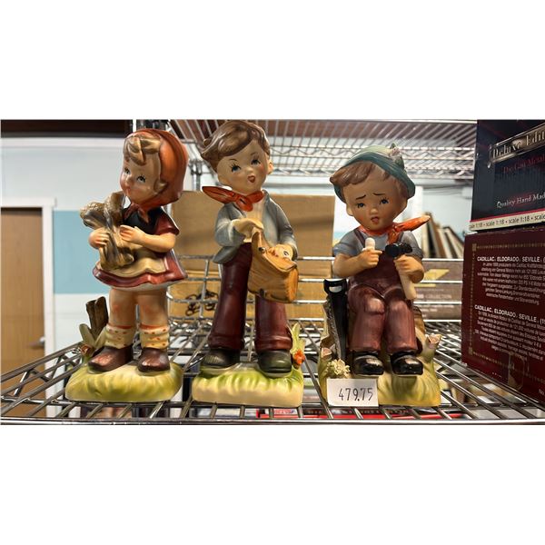 (3) ASSORTED VINTAGE CERAMIC FIGURINES