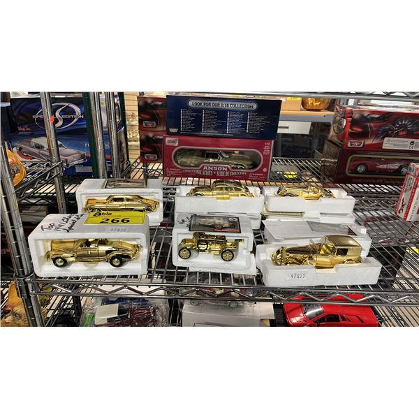 (6) ASSORTED THE NATION MUSEUM MINT PLASTIC SCALE MODEL CARS