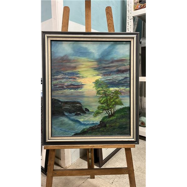 FRAMED ORIGINAL OIL ON CANVAS PAINTING