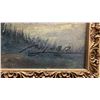 Image 2 : LARGE FRAMED MOUNTAINSCAPE PRINT
