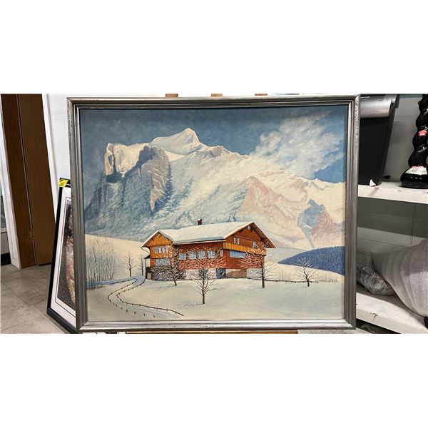 FRAMED ORIGINAL OIL ON CANVAS PAINTING