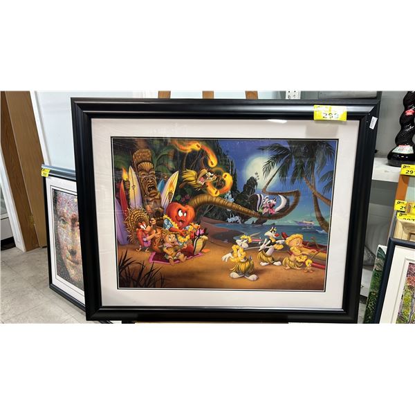 FRAMED "BUGS BUNNY" PRINT