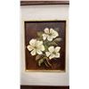 Image 2 : (2) FRAMED OIL ON CANVAS FLORAL PAINTINGS