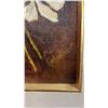 Image 5 : (2) FRAMED OIL ON CANVAS FLORAL PAINTINGS