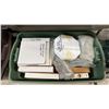 Image 2 : LARGE TOTE OF ASSORTED COLLECTOR PLATES *TOTE & LID INCLUDED*