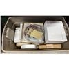Image 2 : LARGE TOTE OF ASSORTED COLLECTOR PLATES *TOTE & LID INCLUDED*