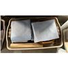 Image 2 : LARGE TOTE OF ASSORTED COLLECTOR PLATES *TOTE & LID INCLUDED*