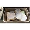 Image 2 : LARGE TOTE OF ASSORTED COLLECTOR PLATES *TOTE & LID INCLUDED*