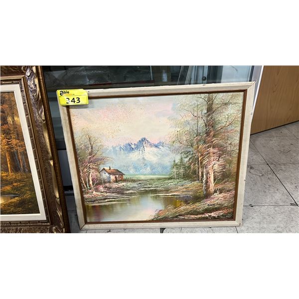 FRAMED ORIGINAL OIL ON CANVAS PAINTING