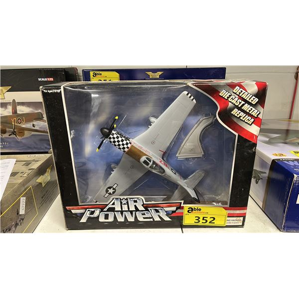 TOY ZONE DIECAST 1:48 SCALE MODEL F-18 HORNET AIRPLANE