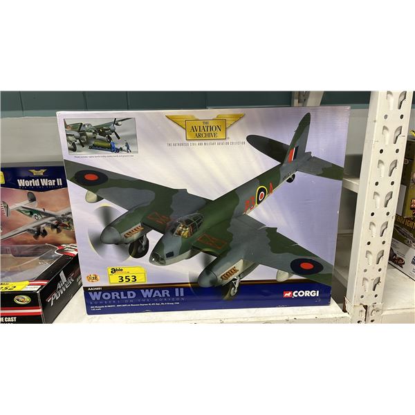 CORGI LTD. EDITION DIECAST 1:72 SCALE MODEL WWII DH MOSQUITO AIRPLANE