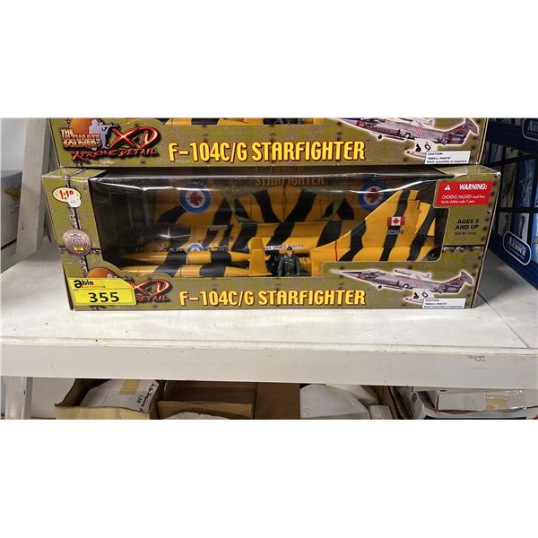 21ST CENTURY TOYS 1:18 SCALE MODEL F-104C/G STARFIGHTER AIRPLANE