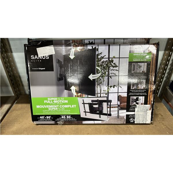 SANUS ELITE SUPER SLIM FIXED POSITION TV WALL MOUNT: FITS 32"-80" TVS UP TO 150LBS
