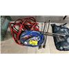 Image 2 : ASSORTED JUMPER CABLERS, TIRE IRONS & MILK CRATE