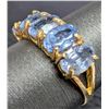 Image 2 : 10K(2.23G), NATURAL SAPPHIRE (APP 3CT)RING, SIZE 6.25, SUGGESTED RETAIL VALUE $3600