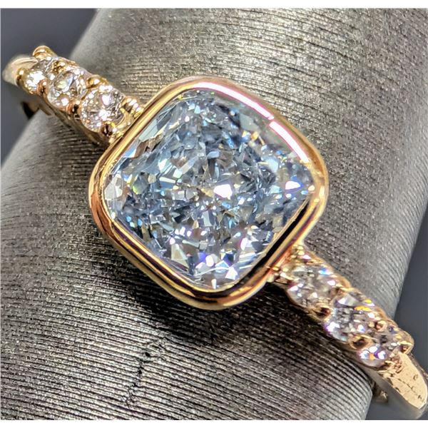 10K(1.49G), LAB DIAMOND (1+0.06CT)RING, SIZE 7, APPRAISED INSURANCE VALUE $1940