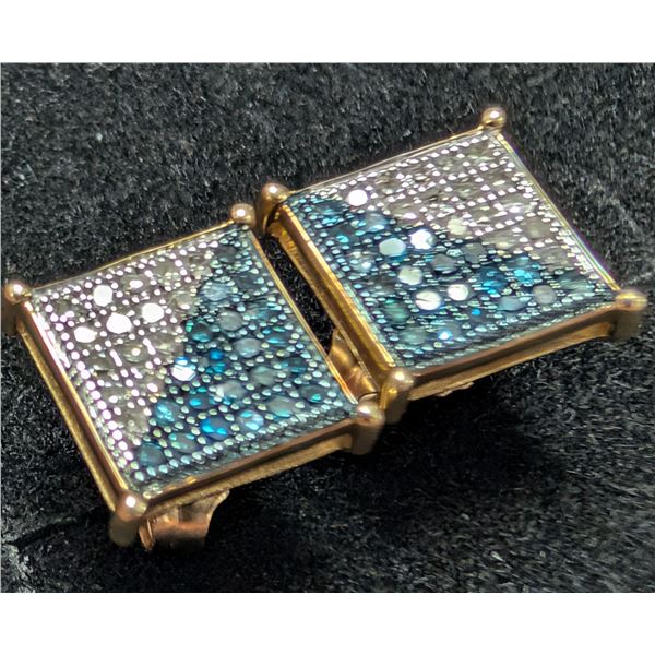 10K(1.77G), NATURAL DIAMOND (0.4CT) EARRING, APPRAISED INSURANCE VALUE $1800