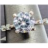 Image 2 : 10K(1.6G), LAB DIAMOND (1.01+0.04CT)RING, SIZE 6.75, SUGGESTED RETAIL VALUE $2500