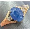 Image 1 : 10K(1.67G), GENUINE SAPPHIRE (1.12CT), DIAMOND (0.04CT)RING, SIZE 7, SUGGESTED RETAIL VALUE $1300