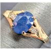 Image 2 : 10K(1.67G), GENUINE SAPPHIRE (1.12CT), DIAMOND (0.04CT)RING, SIZE 7, SUGGESTED RETAIL VALUE $1300