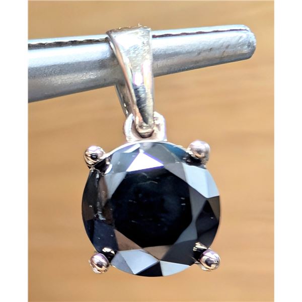 10K(0.69G), BLACK DIAMOND (1CT) PENDANT, APPRAISED INSURANCE VALUE $1200
