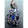 Image 1 : SILVER(3.05G), SAPPHIRE (2.75CT)PENDANT, SUGGESTED RETAIL VALUE $240
