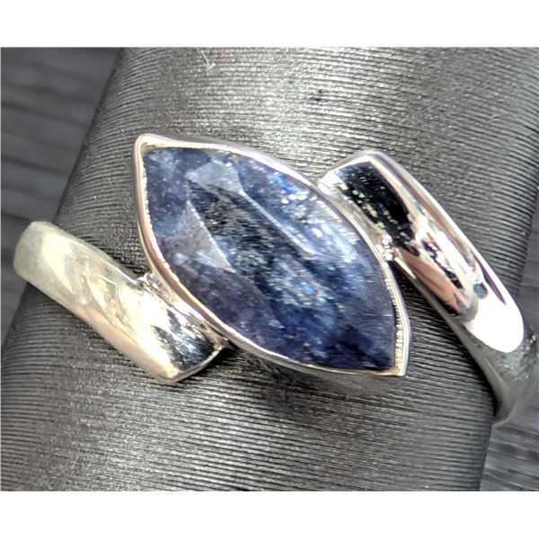 SILVER(1.84G), SAPPHIRE (APP 1.25CT) RING