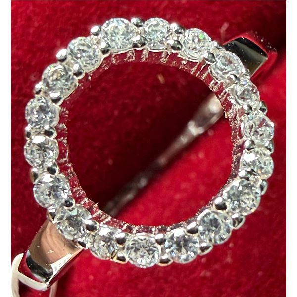 10K(1.5G), NATURAL DIAMOND (0.25CT)RING, SIZE 8, APPRAISED INSURANCE VALUE $2500