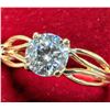 Image 2 : 10K(1.45G), LAB DIAMOND (0.55CT)RING, SIZE 5, APPRAISED INSURANCE VALUE $2500