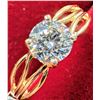 Image 1 : 10K(1.45G), LAB DIAMOND (0.55CT)RING, SIZE 5, APPRAISED INSURANCE VALUE $2500