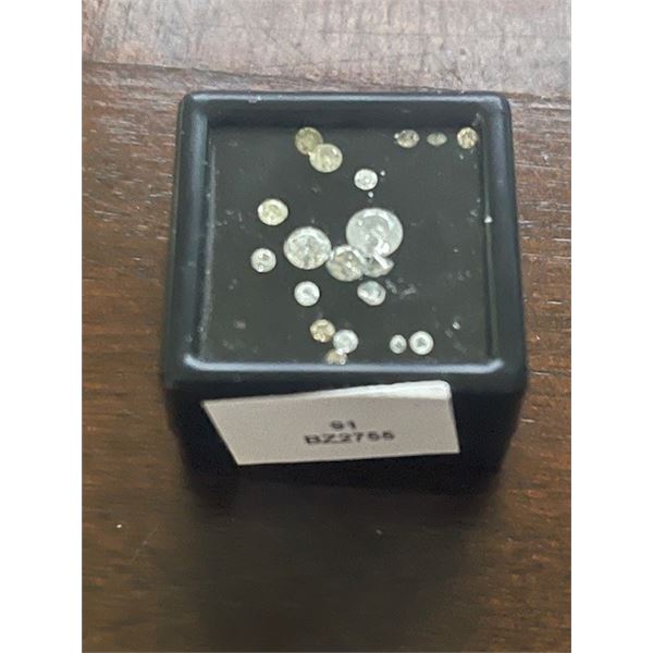 NATURAL DIAMOND (APP 1CT) ASSORTED SIZES ,SUGGESTED RETAIL VALUE $2000