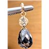 Image 1 : 10K(0.6G), NATURAL BLACK DIAMOND(2+0.18CT) PENDANT, SUGGESTED RETAIL VALUE $1800