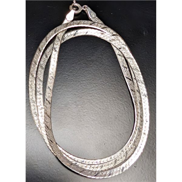SILVER(5.2G), CHAIN 17" SUGGESTED RETAIL VALUE $250