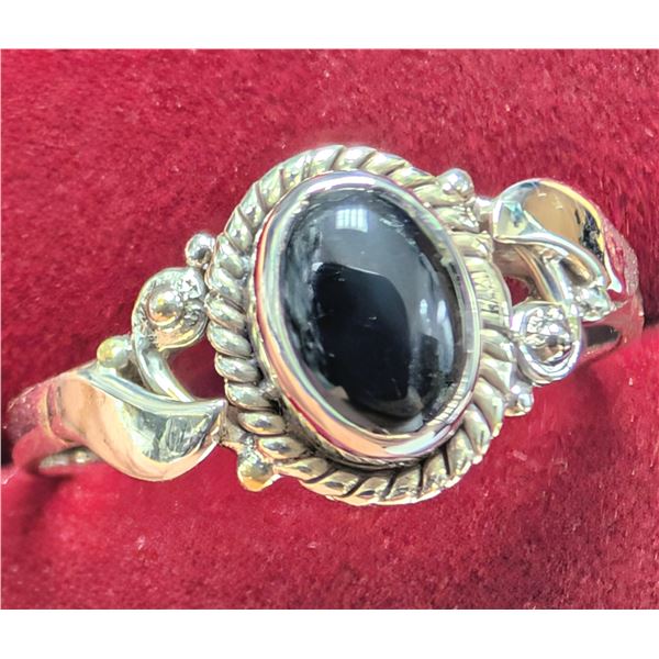 SILVER(2.26G), ONYX RING