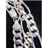 Image 2 : SILVER(24G), MEN'S HEAVY RHODIUM PLATED ITALIAN CHAIN 22"