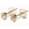 Image 2 : 14K(0.3G), CZ 4MM EARRINGS, SUGGESTED RETAIL VALUE $210