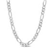 Image 2 : SILVER(8.37G), HOLLOW RHODIUM PLATED ITALY MADE CHAIN 20",