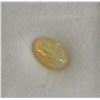 Image 2 : 2CT OVAL CABOCHON NATURAL WHITE FIRE OPAL: UNTREATED (8.1MM X 12MM)