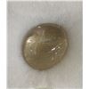 Image 2 : 17.4CT OVAL CABOCHON NATURAL GOLDEN RUTILE: UNTREATED (14.1MM X 17MM)