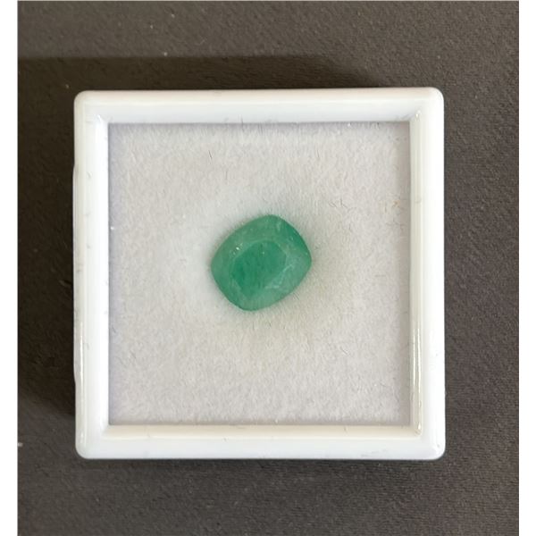 4.6 CT EMERALD CUT NATURAL EMERALD: UNTREATED (9.3MM X 11MM)
