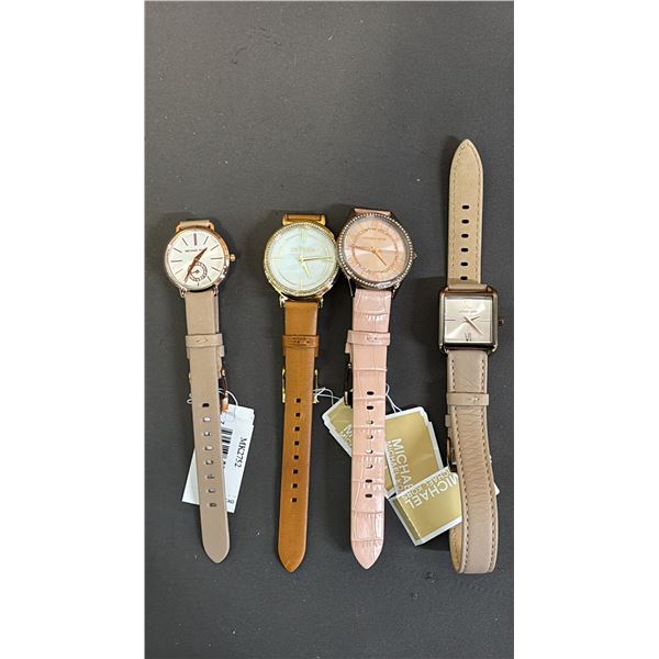 *NEW WITH TAGS* (4) ASSORTED MICHAEL KORS LADIES WATCHES