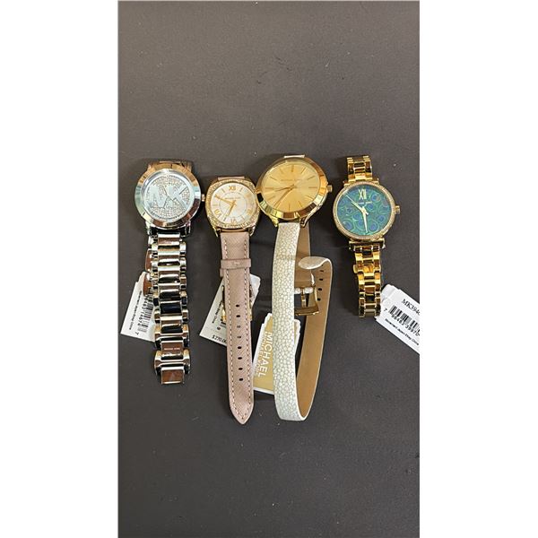 *NEW WITH TAGS* (4) ASSORTED MICHAEL KORS LADIES WATCHES