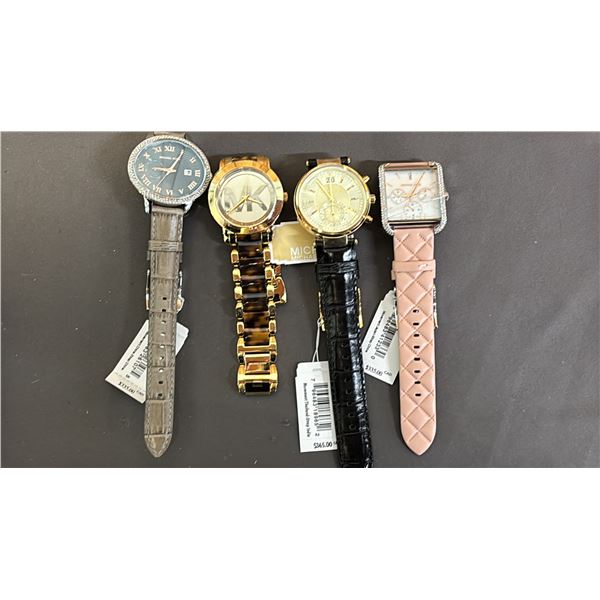 *NEW WITH TAGS* (4) ASSORTED MICHAEL KORS LADIES WATCHES