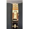 Image 2 : *NEW IN BOX* DKNY LADIES GOLD TONE STAINLESS STEEL WATCH