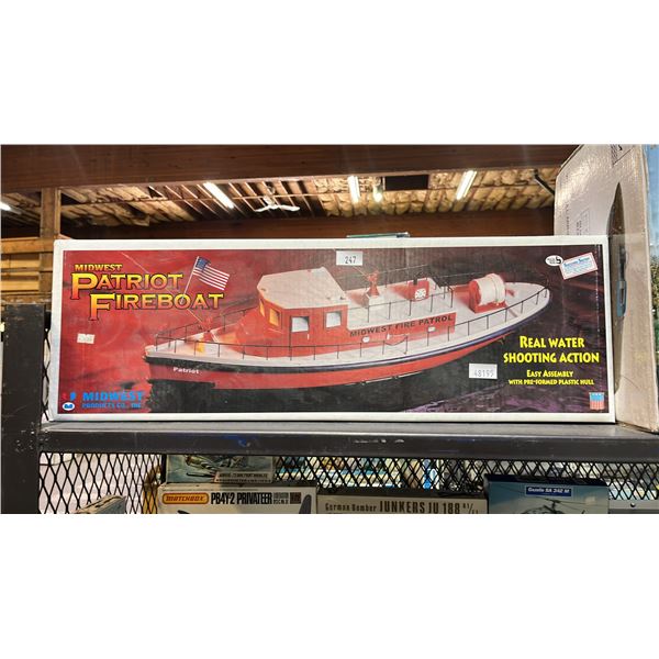 MIDWEST PRODUCTS CO., INC. PATRIOT FIREBOAT SHIP MODEL KIT