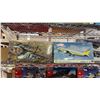 Image 4 : *SEALED BOXES* SHELF OF ASSORTED AIRPLANE MODEL KITS: AIR DO, DRAGON & HASEGAWA